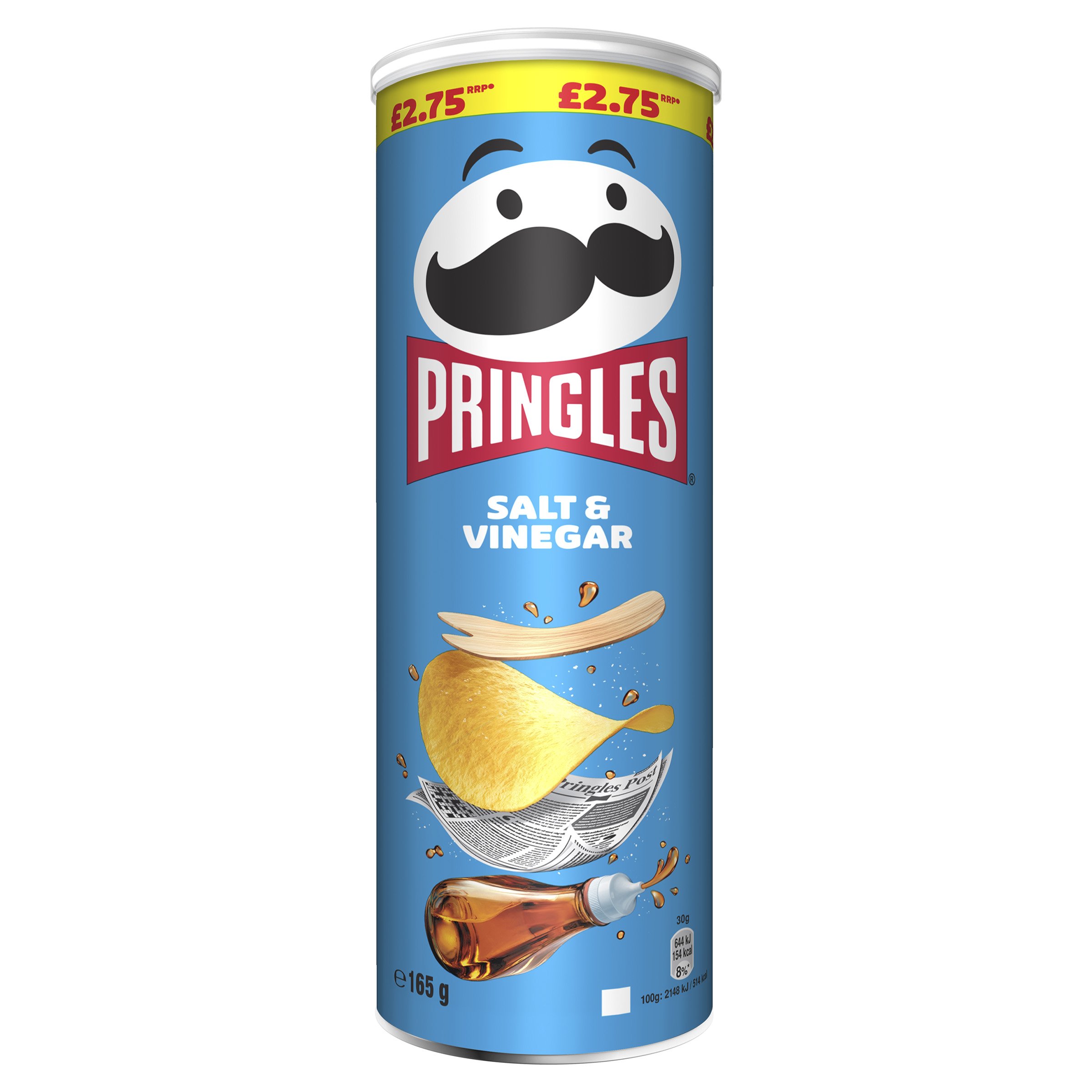 Pringles Salt & Vinegar 165g PMP